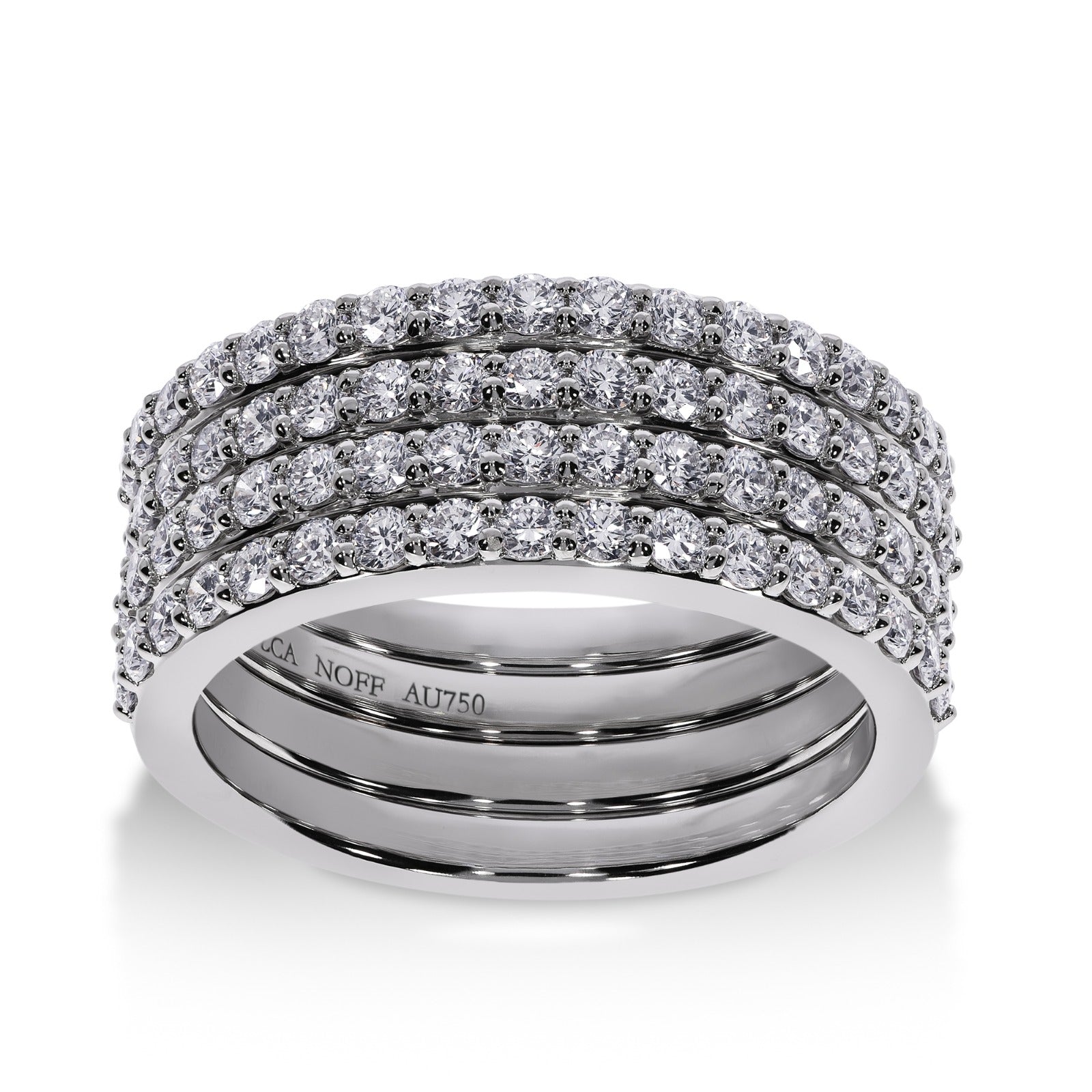 Multi-Row Diamond Band