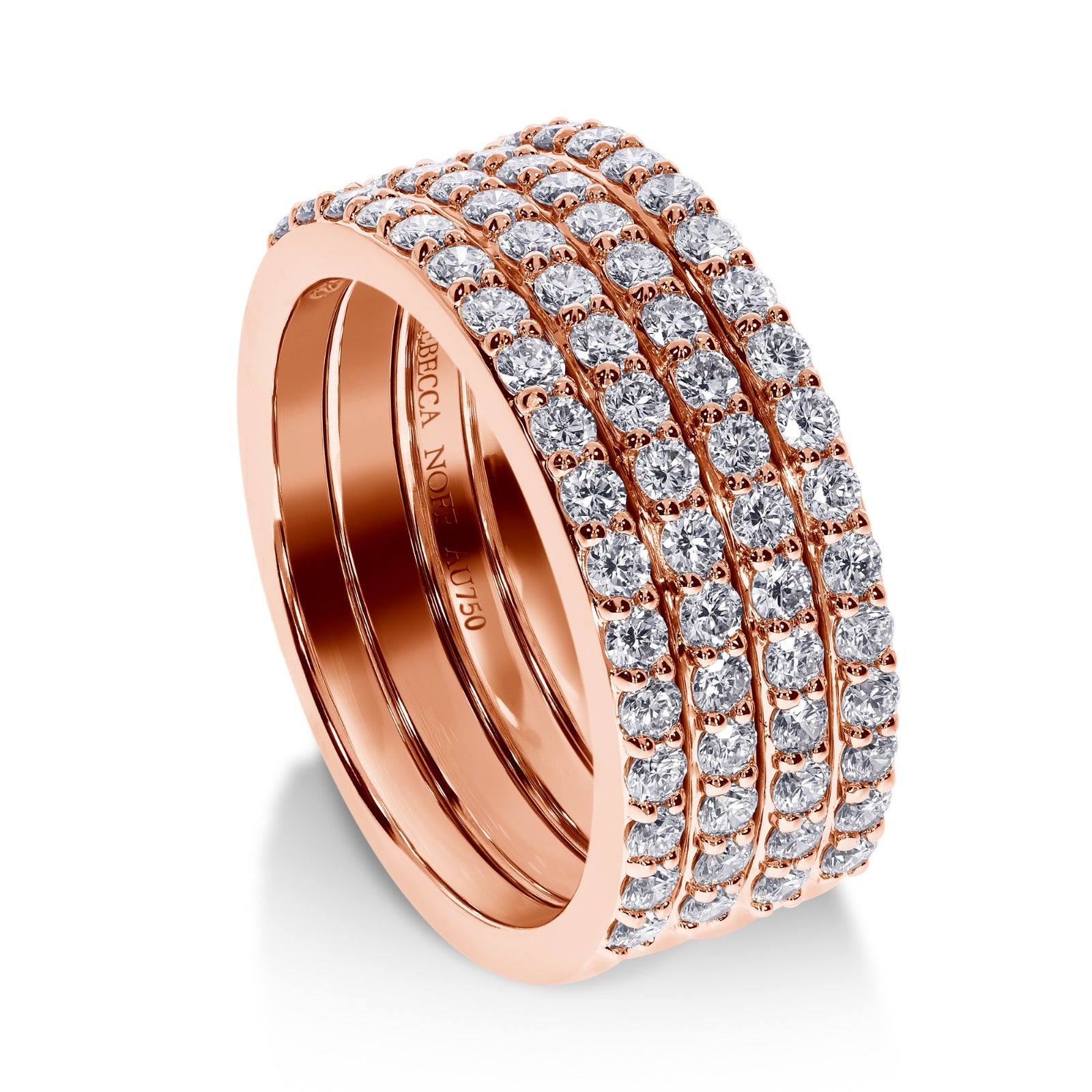 Multi-Row Diamond Band